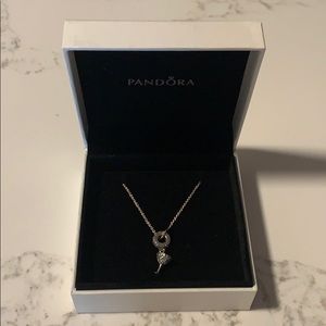 PANDORA MARTINI CHARM NECKLACE, new, never worn